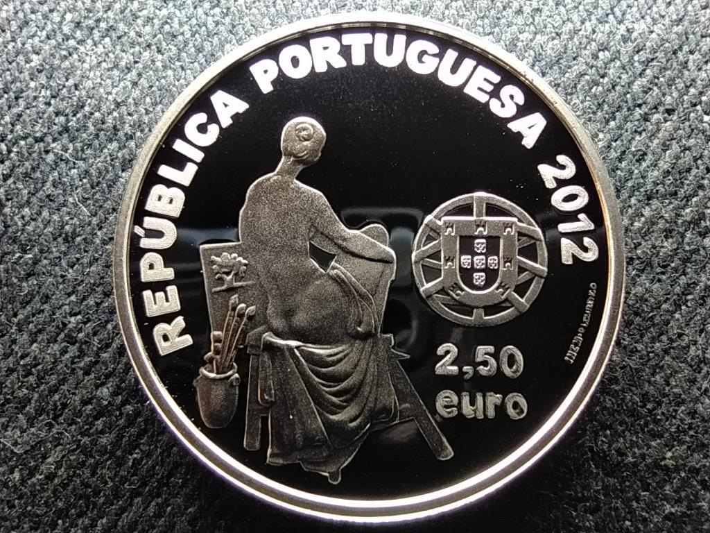 Portugália José Malhoa .925 ezüst 2 1/2 Euro 2012 INCM PP