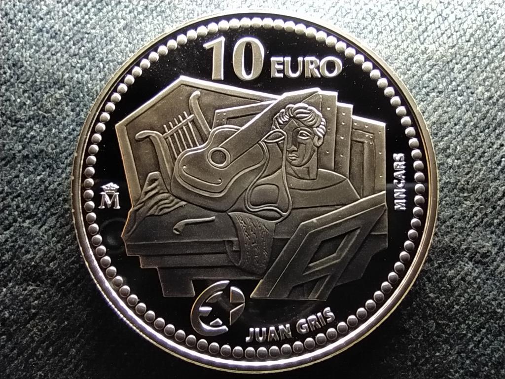 Spanyolország Juan Gris .925 ezüst 10 Euro 2012 M PP