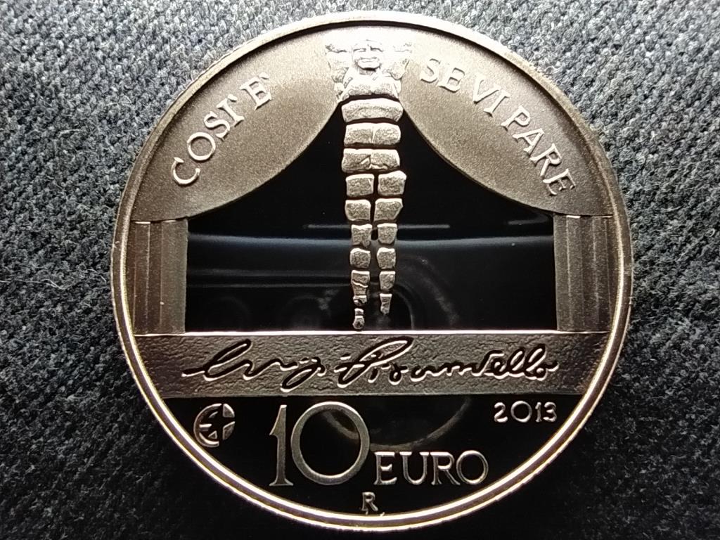 Olaszország Luigi Pirandello .925 ezüst 10 Euro 2013 R PP