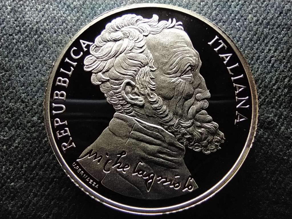 Olaszország Michelangelo Buonarroti .925 ezüst 10 Euro 2012 R PP
