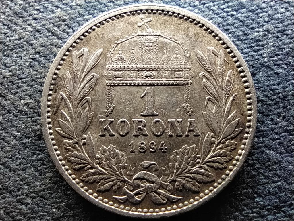 Osztrák-Magyar .835 ezüst 1 Korona 1894 KB