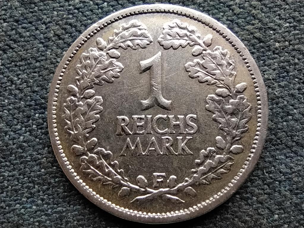 Németország Weimari Köztársaság (1919-1933) .500 ezüst 1 birodalmi márka 1925 F