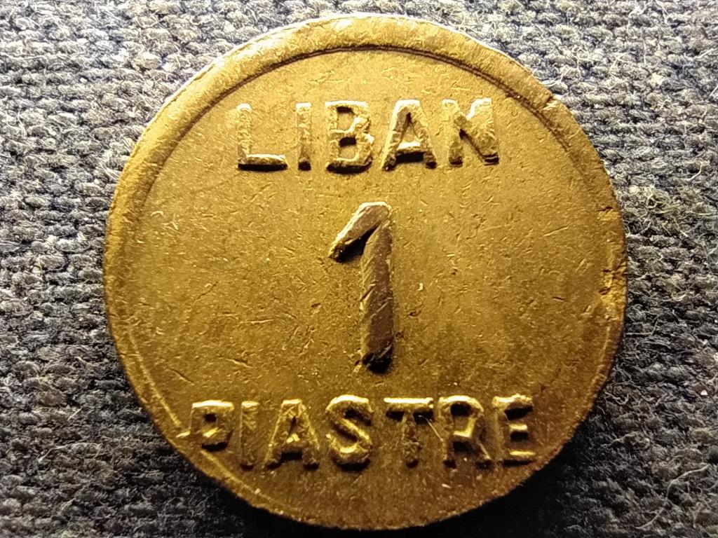 Libanon II. Világháborús pénzverés 1 piaszter 1941