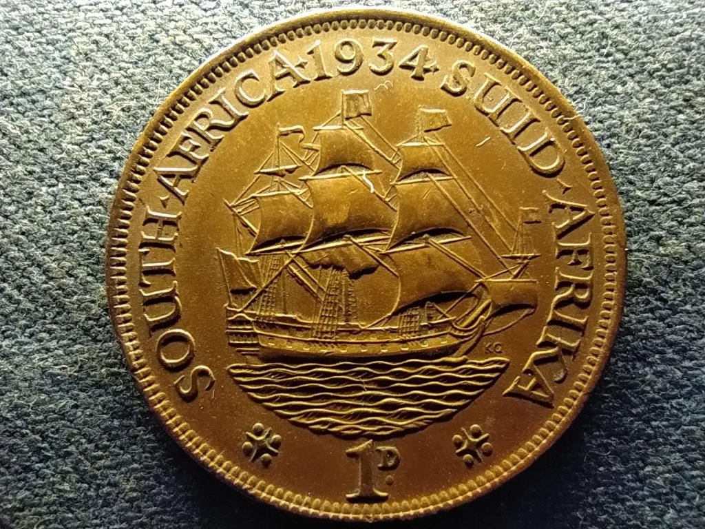 Dél-Afrikai Köztársaság V. György 1 Penny 1934