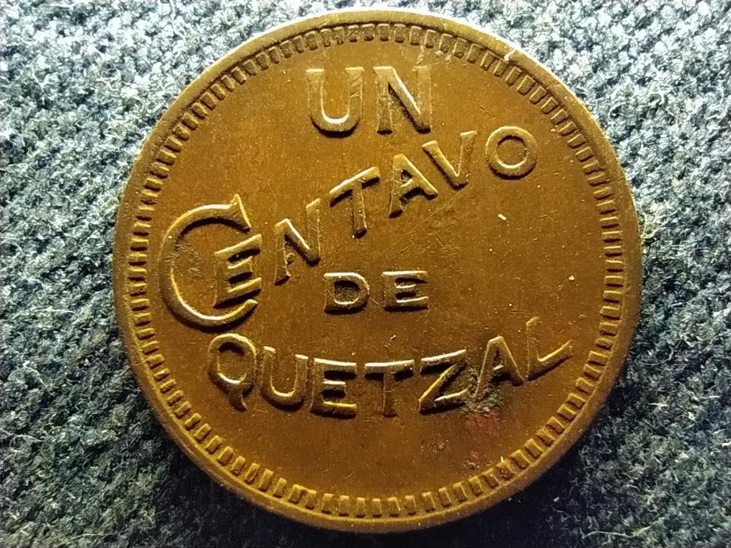 Guatemala Köztársaság - (1841-0) 1 centavo 1925 RITKA
