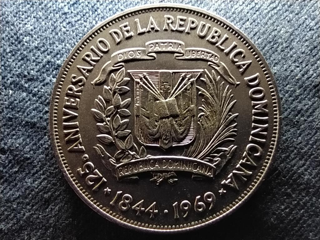 Dominika Dominikai Köztársaság évfordulója 1 pezó 1969