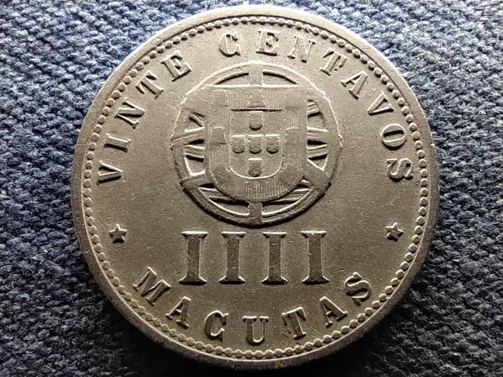 Angola Portugál Birodalom gyarmata (1910-1951) 20 centavo 4 macuta 1927