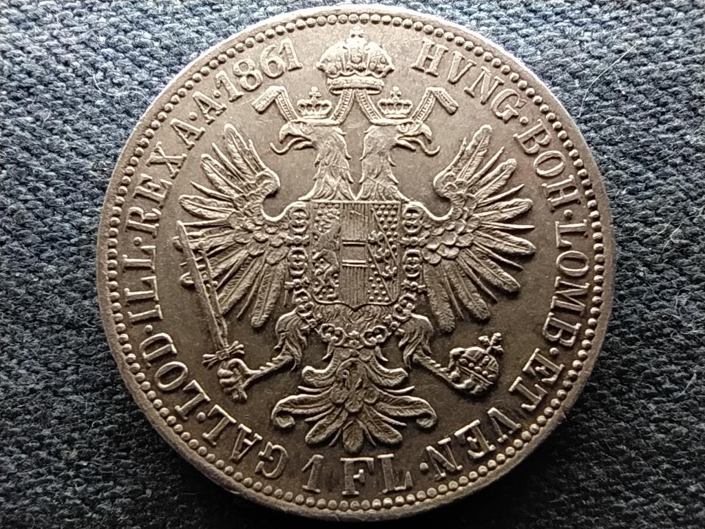 Ausztria Ferenc József .900 ezüst 1 Florin 1861 A