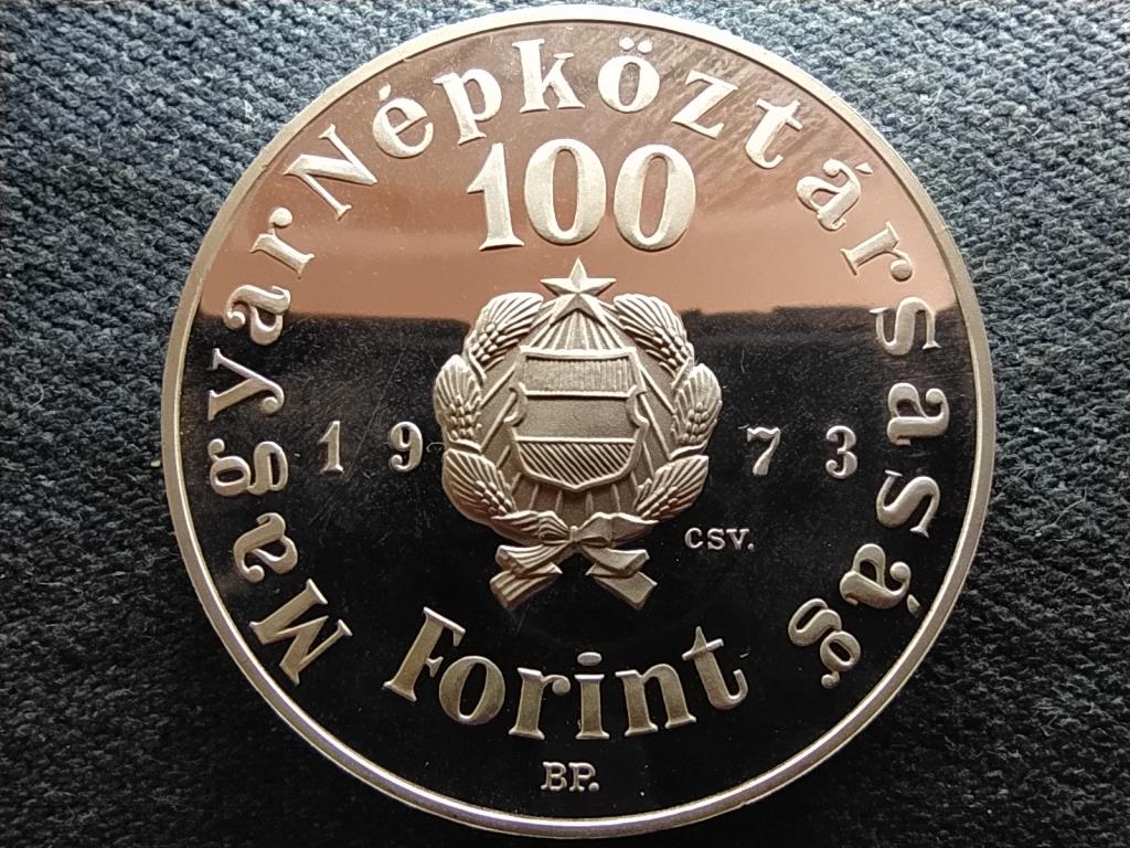 150 éve született Petőfi Sándor .640 ezüst 100 Forint 1973 BP PP