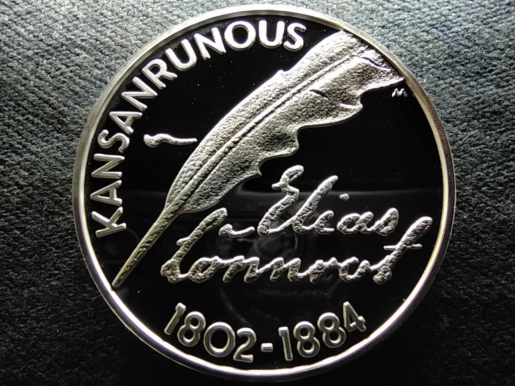 Finnország Elias Lönnrot .925 ezüst 10 Euro 2002 PP