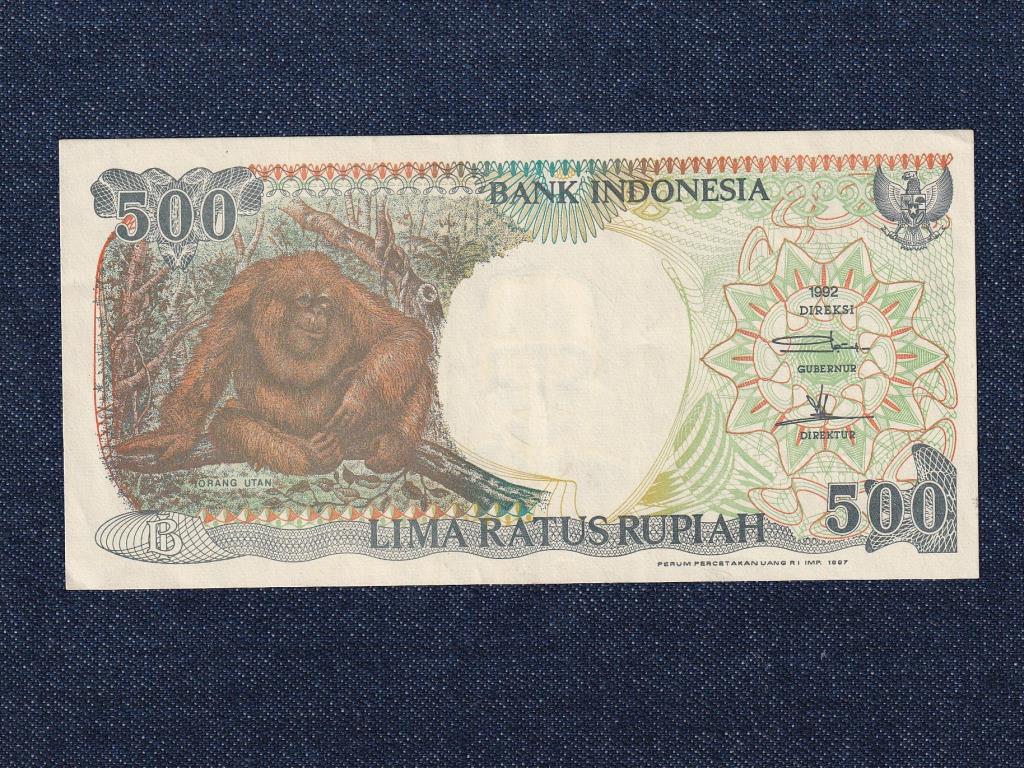 Indonézia 500 rúpia bankjegy 1992