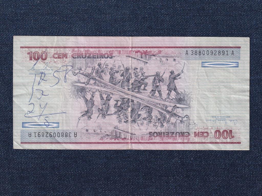 Brazília 100 cruzeiro bankjegy 1981