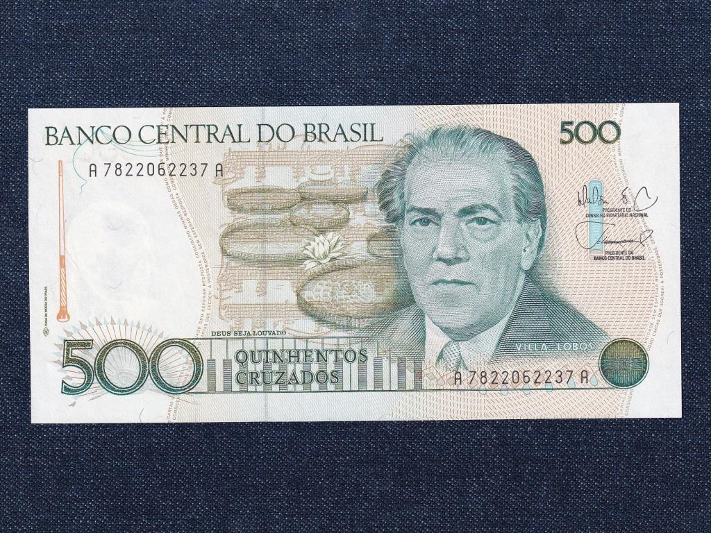 Brazília 500 cruzado bankjegy 1988