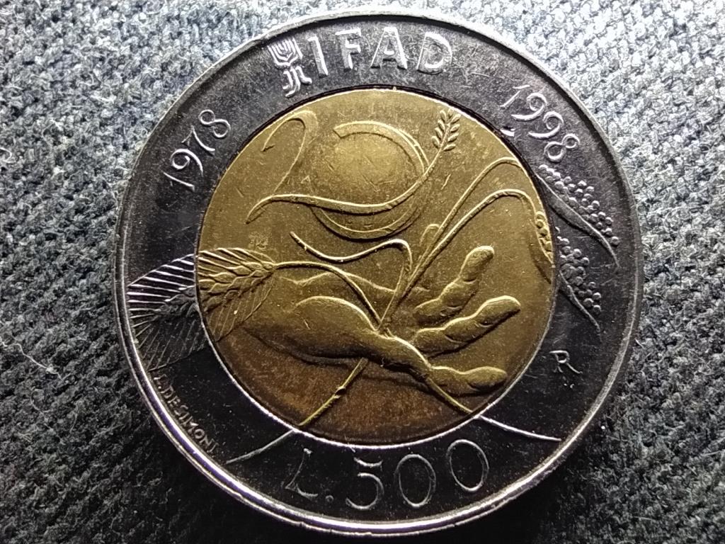Olaszország 20 éves az IFAD (MFNA) 500 Líra 1998 R