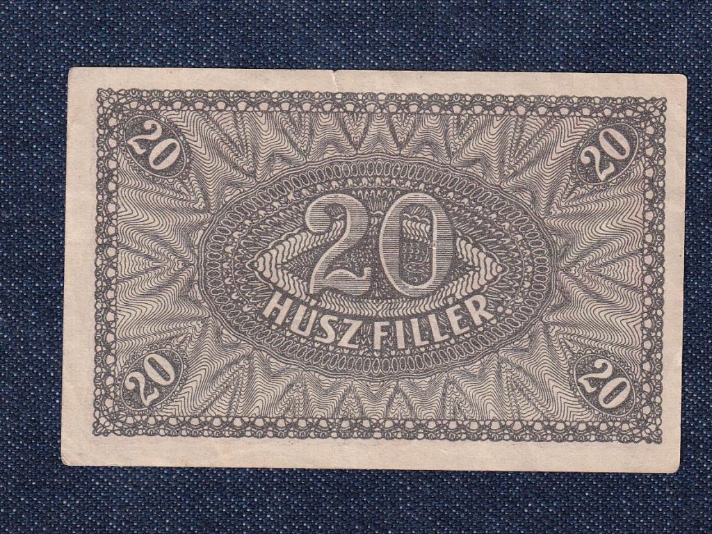 Pénztárjegy (1919-1920) 20 fillér bankjegy 1920