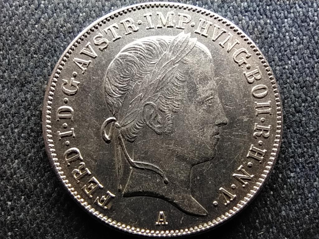 Ausztria V. Ferdinánd (1835-1848) .583 ezüst 20 Krajcár 1848 A UNC ROLNIBÓL