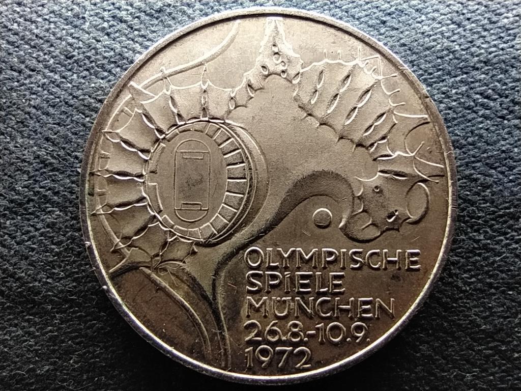 Németország 1972-es müncheni olimpiai játékok stadion .625 ezüst 10 Márka 1972 G