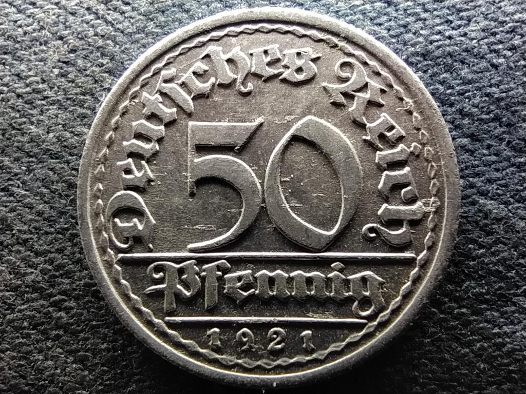 Németország Weimari Köztársaság (1919-1933) 50 Pfennig 1921 G