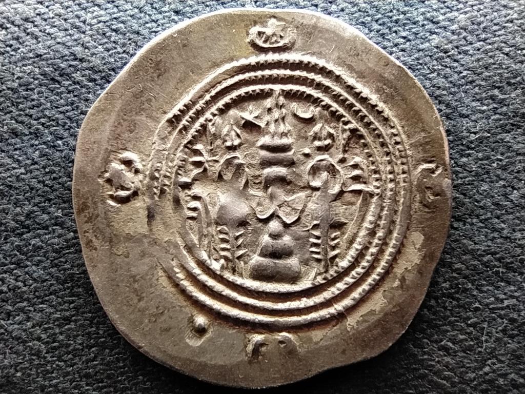 Szászánida (Újperzsa) Birodalom II. Huszrau (591-628) .999 ezüst drachma