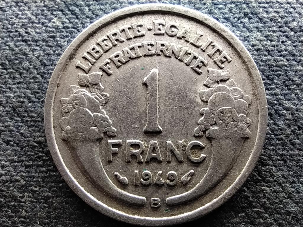 Franciaország Negyedik Köztársaság (1945-1958) 1 frank 1949 B