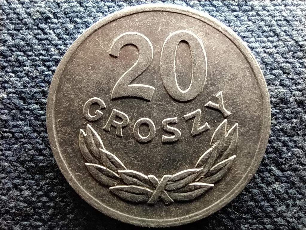 Lengyelország 20 groszy 1977 MW