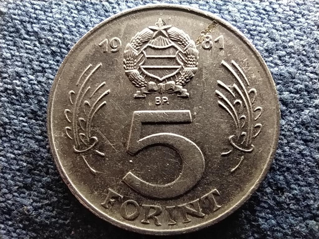 Népköztársaság (1949-1989) 5 Forint 1981 BP