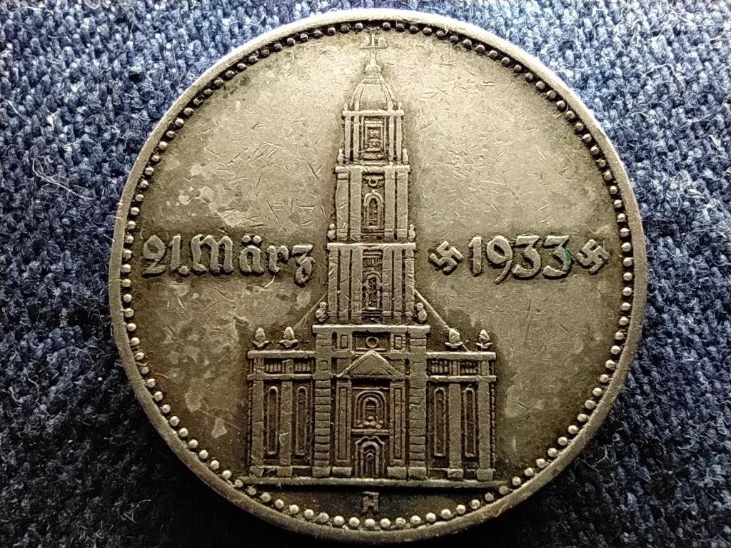 Németország A náci uralom 1. évfordulója - Potsdam templom .625 ezüst 2 birodalmi 