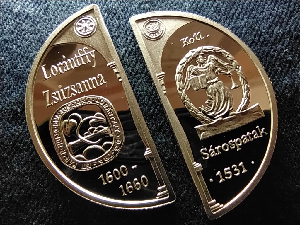 Lorántffy Zsuzsanna születésének 400. évfordulója .925 ezüst 4000 Forint 2000 BP P