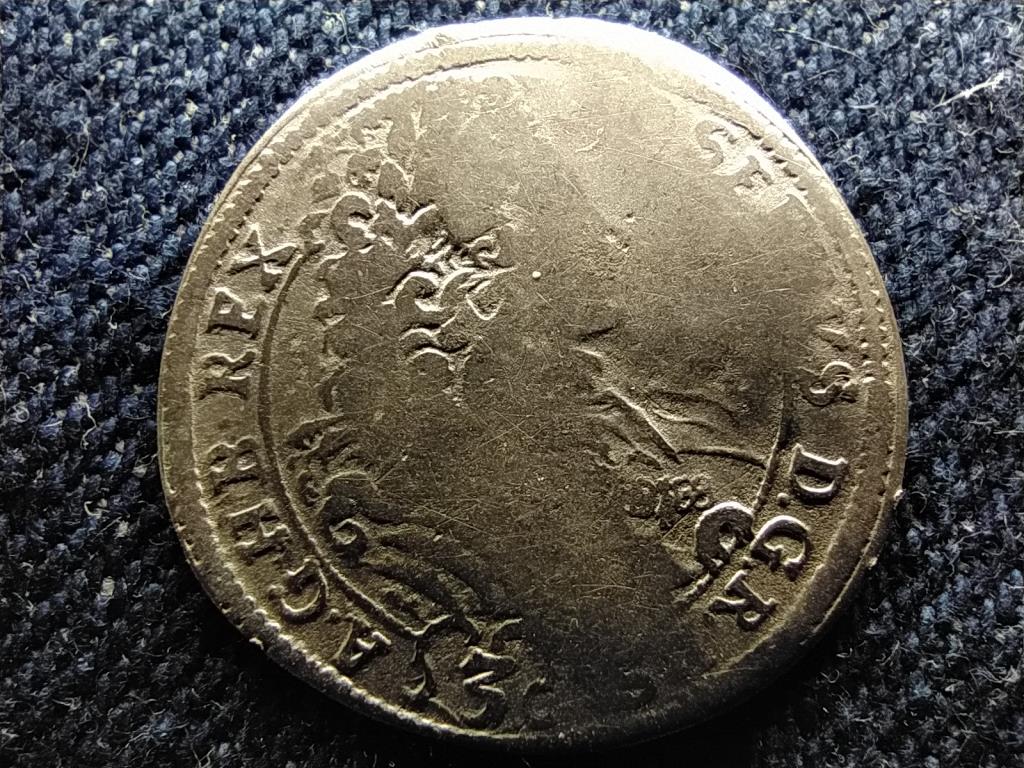 Magyarország I. József (1705-1711) ezüst 3 Krajcár 1708 CH