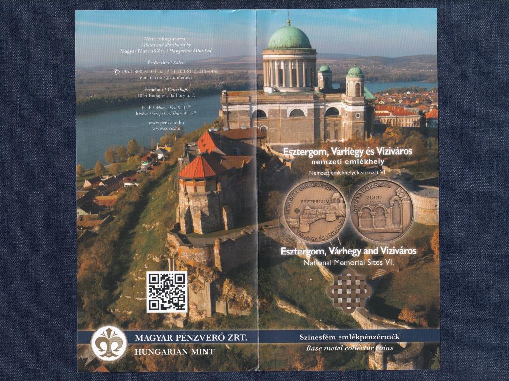 Esztergom, Várhegy és Víziváros Nemzeti Emlékhely 2000 Forint 2019 prospektus