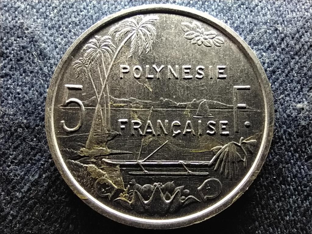 Francia Polinézia 5 frank 1999