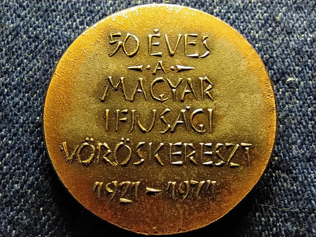 Magyarország 50 éves a Magyar Ifjúsági Vöröskereszt emlékérem