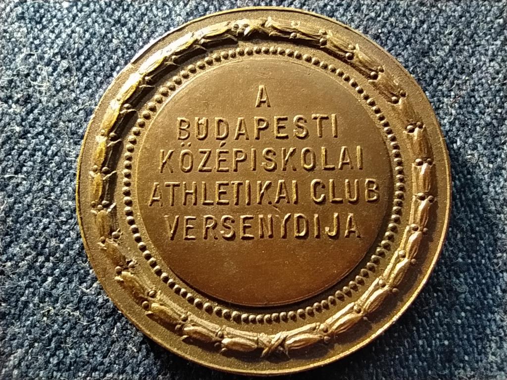A Budapesti Középiskolai Atlétikai Klub versenydíja emlékérem