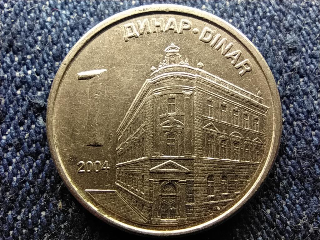 Szerbia Nemzeti Bank 1 dínár 2004 