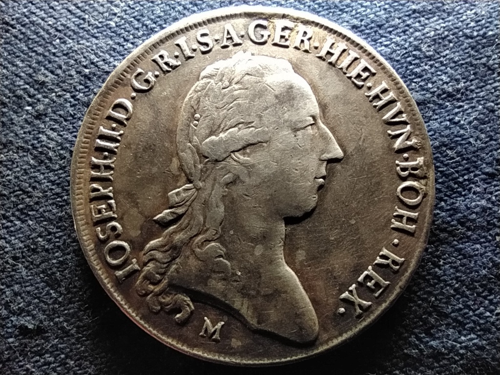Osztrák Németalföld II. József (1780-1790) .873 ezüst 1 koronatallér 1789 M 