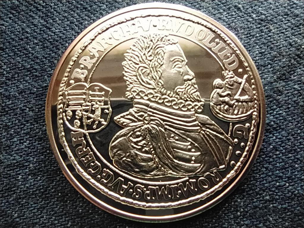 Magyar tallérok utánveretben II. Rudolf tallérja 1598 .999 ezüst 
