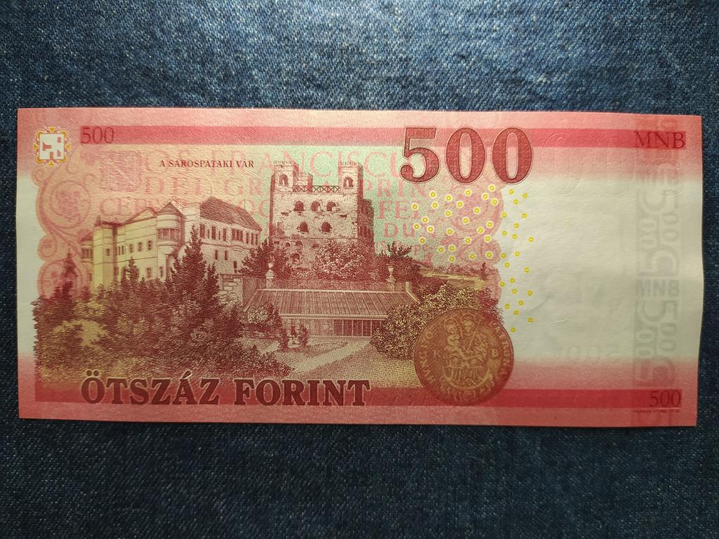 Harmadik Magyar Köztársaság (1989-napjainkig) 500 Forint bankjegy 2018 