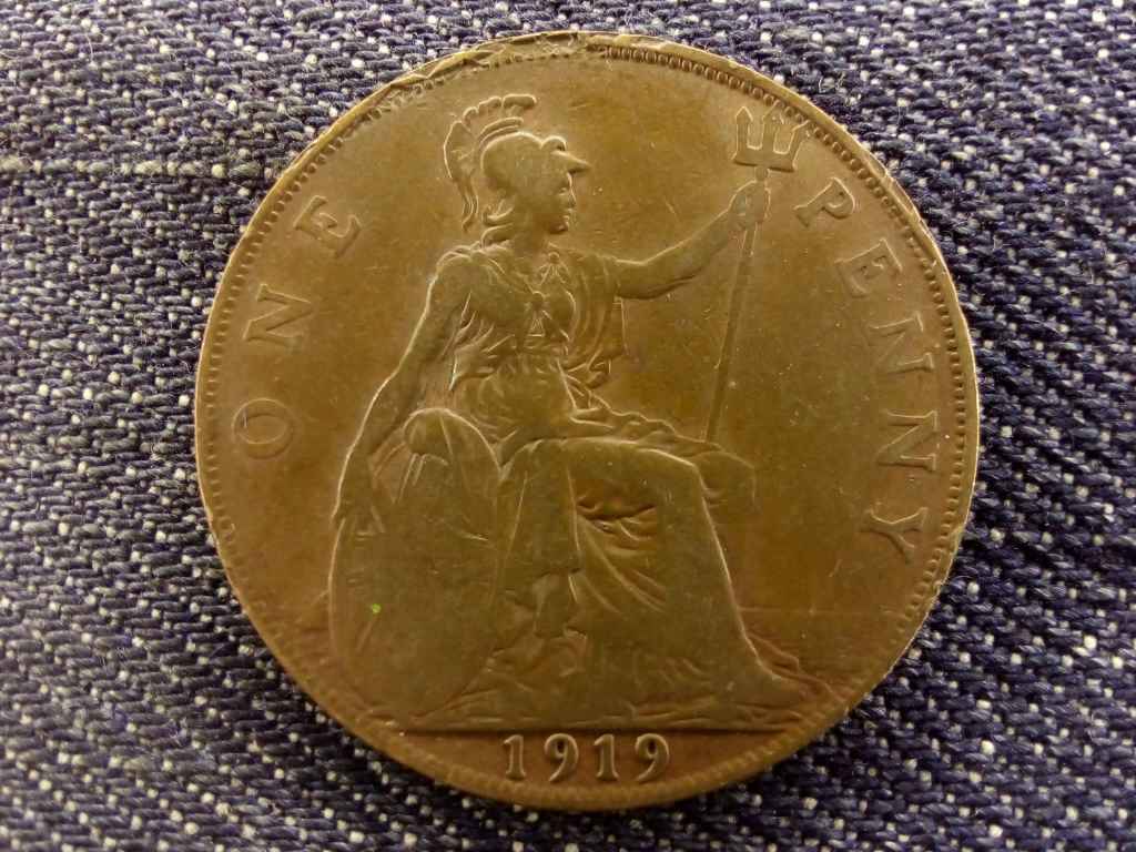 Anglia V. György (1910-1936) 1 Penny 1919