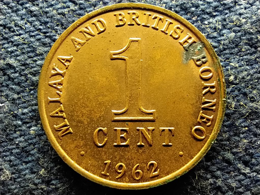 Malajzia II. Erzsébet (1952-1963) 1 cent 1962 