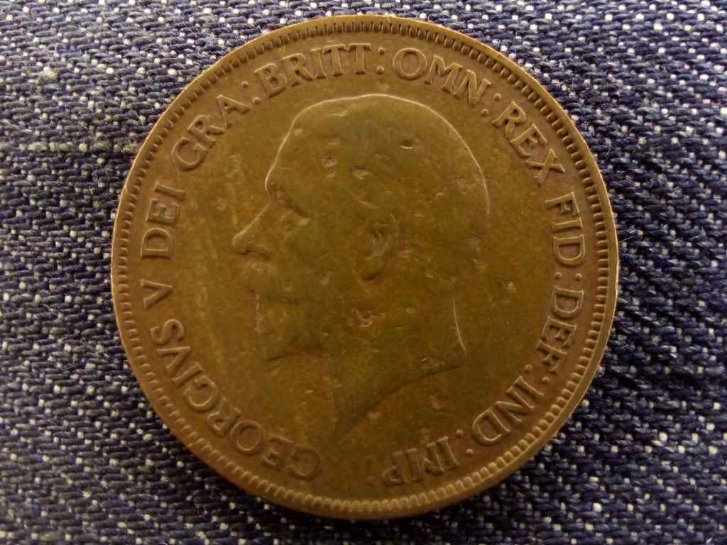 Anglia - V. György One Penny 1928