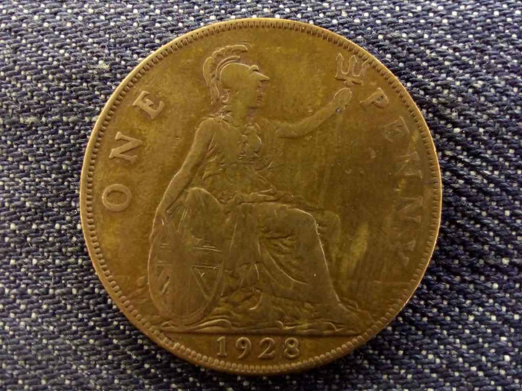 Anglia - V. György One Penny 1928