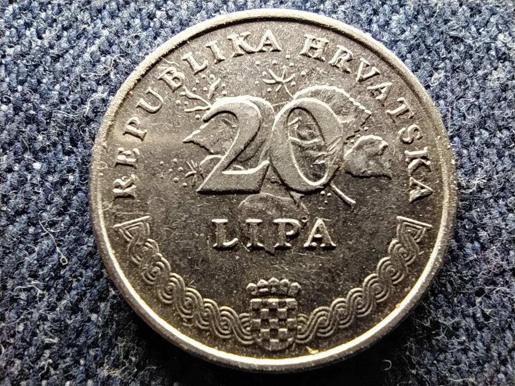 Horvátország 20 lipa 1993 