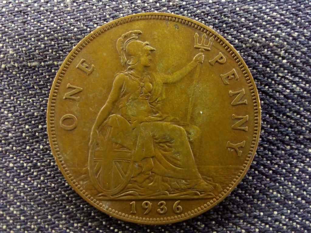 Anglia V. György (1910-1936) 1 Penny 1936