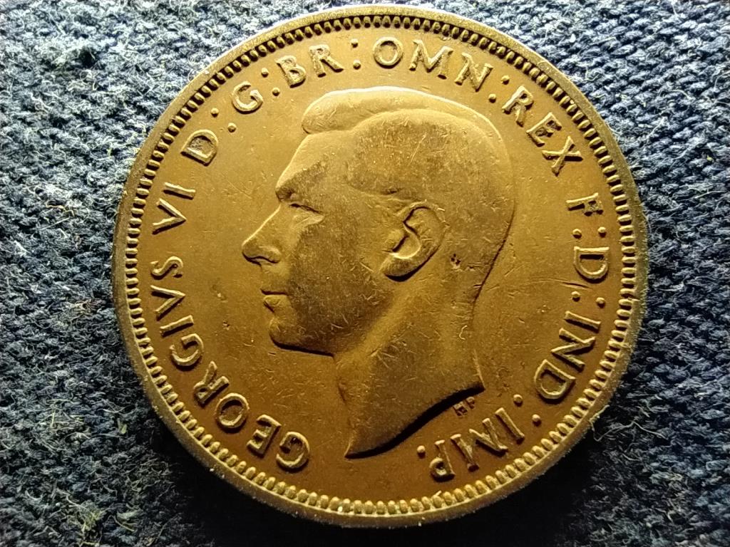 Anglia VI. György (1936-1952) 1/2 Penny 1939 
