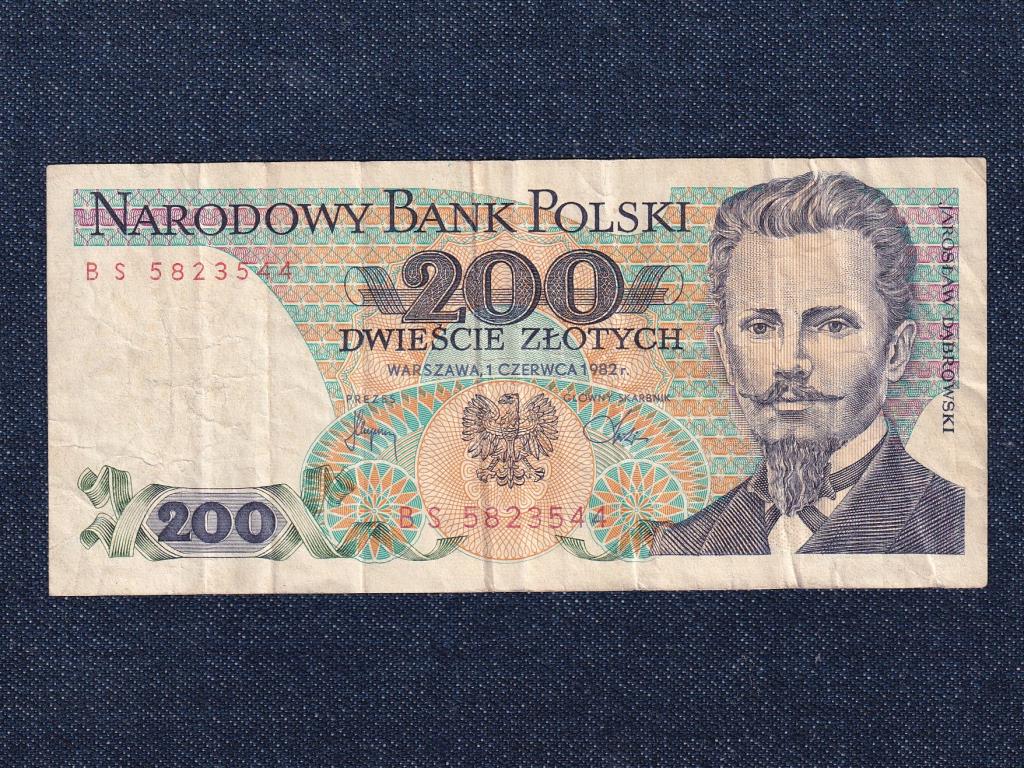 Lengyelország 200 Zloty bankjegy 1982 