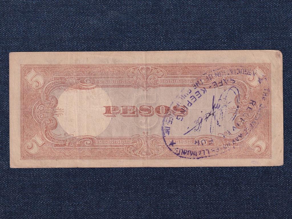 Fülöp-szigetek Japán megszállás (1941-1944) 5 Peso 1943 