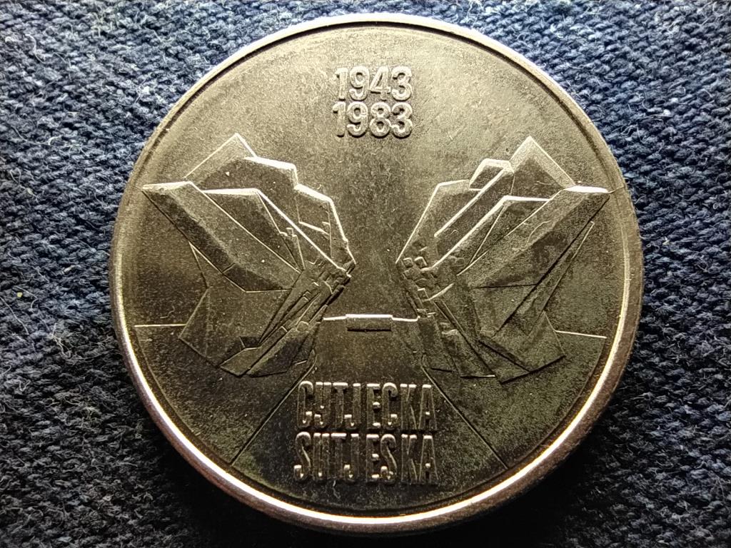 Jugoszlávia Sutjeska csata 10 Dínár 1983 