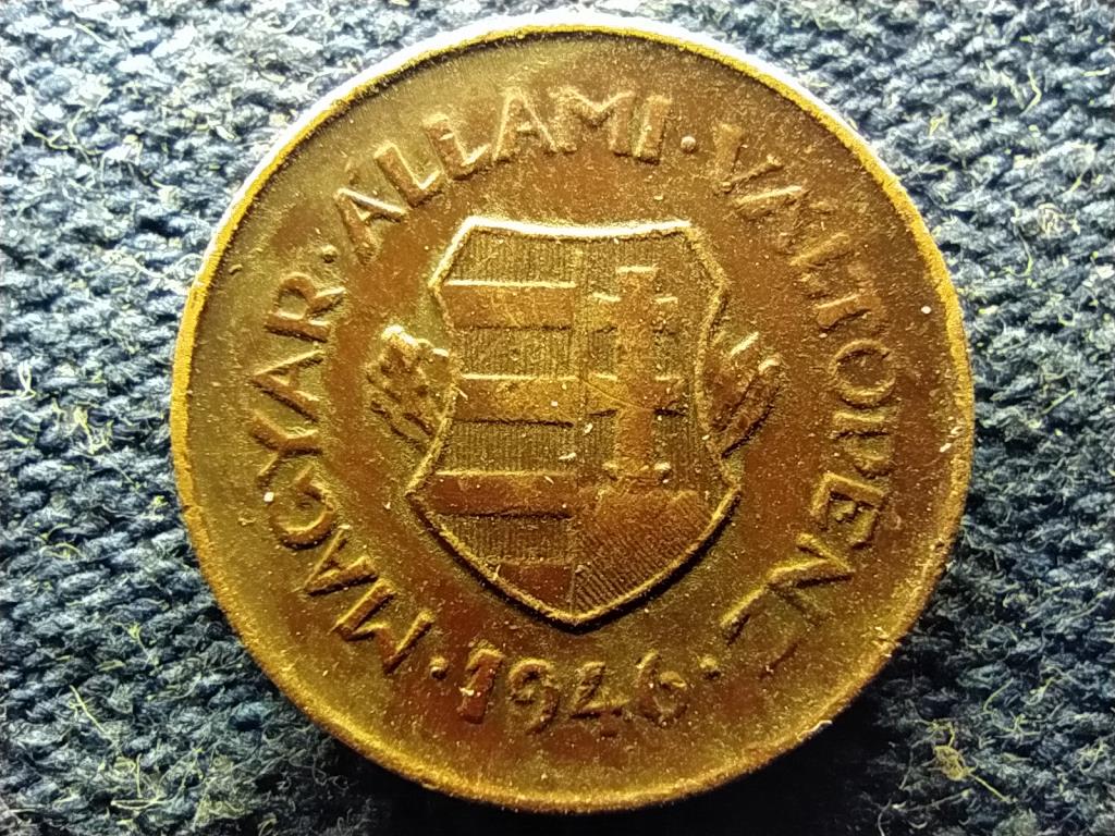 Magyarország Magyar Állami Váltópénz 2 Fillér 1946 BP 