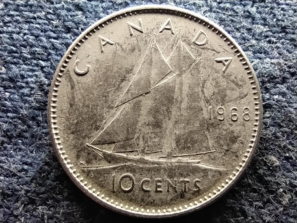 Kanada II. Erzsébet 10 Cent 1968 