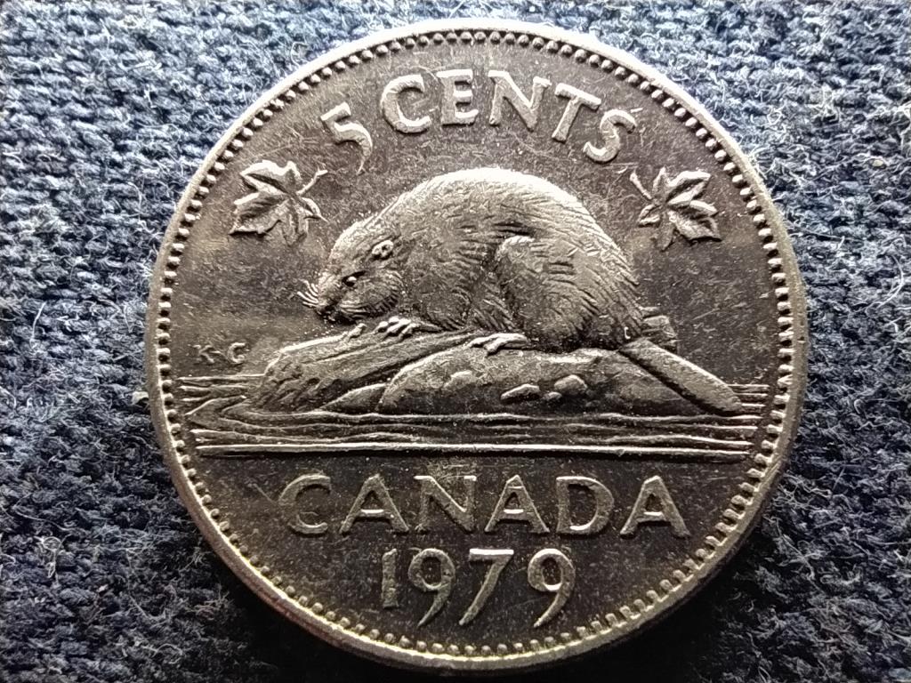 Kanada II. Erzsébet (1952-2022) 5 Cent 1979 